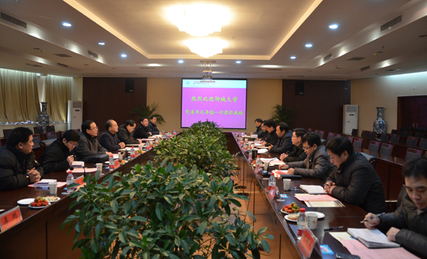 聊城大学党委书记李喆一行来我校考察交流
