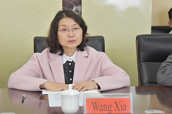 副校长王霞讲话
