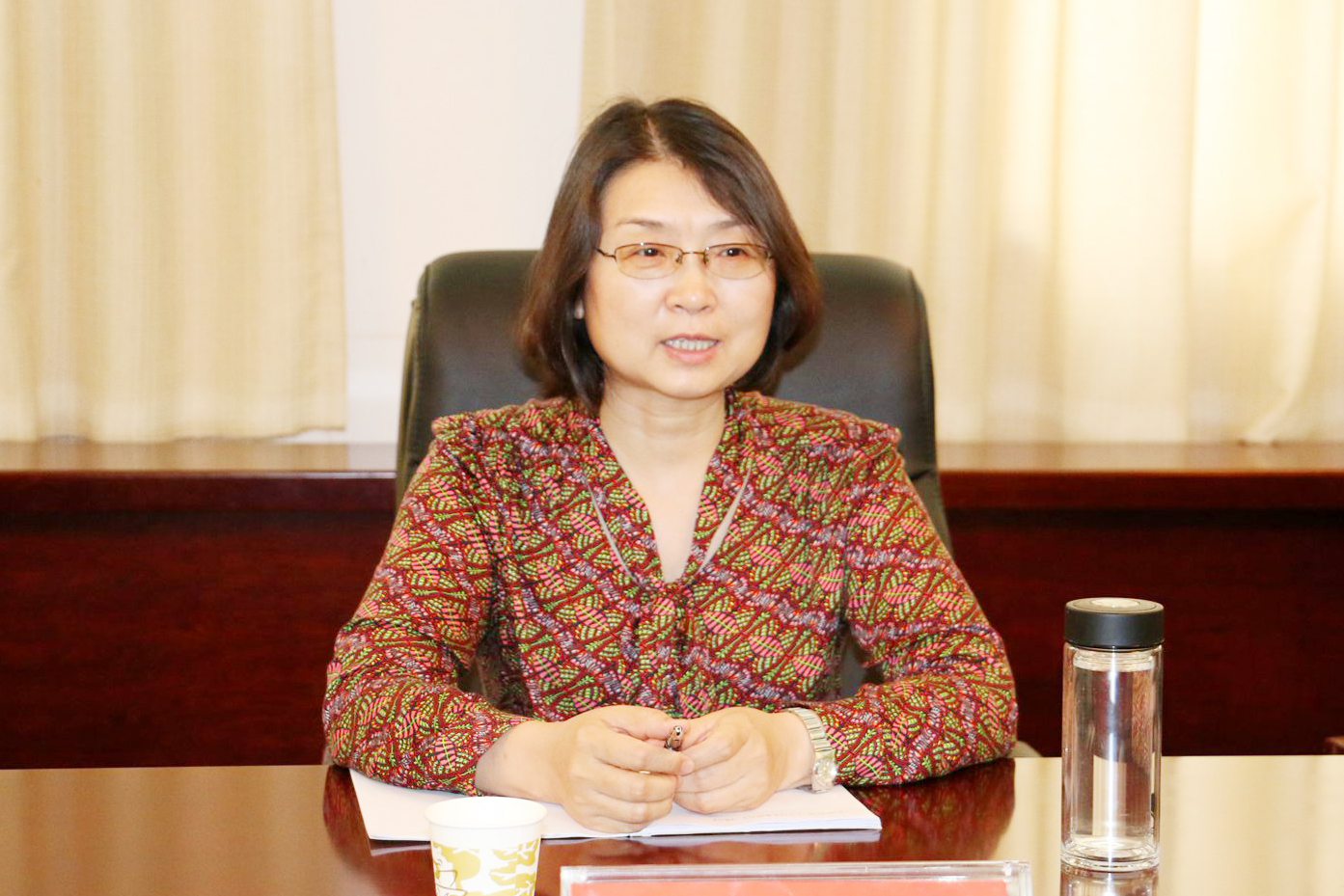副校长王霞讲话