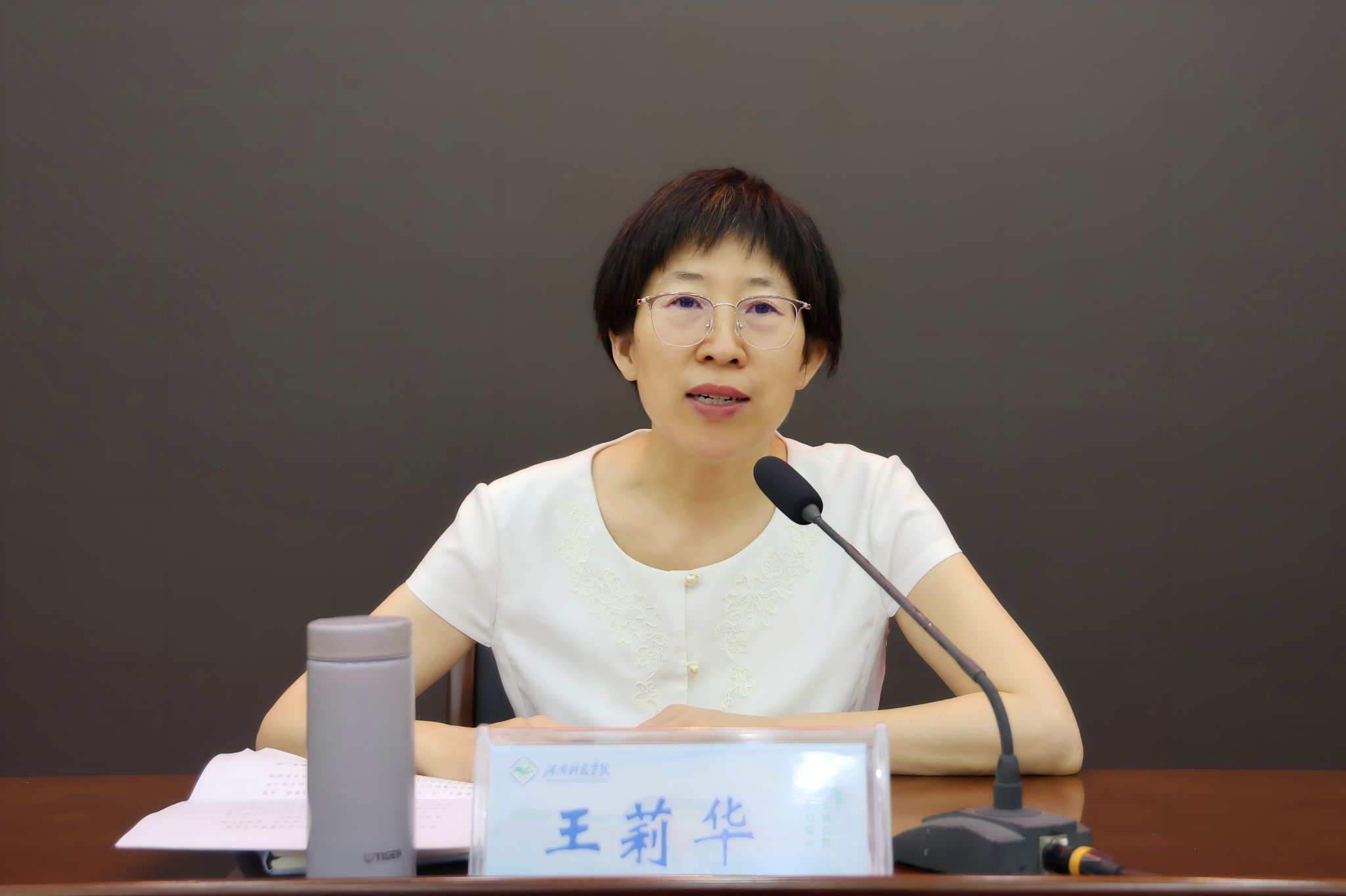 校纪委书记王莉华讲话 校纪委书记王莉华讲话